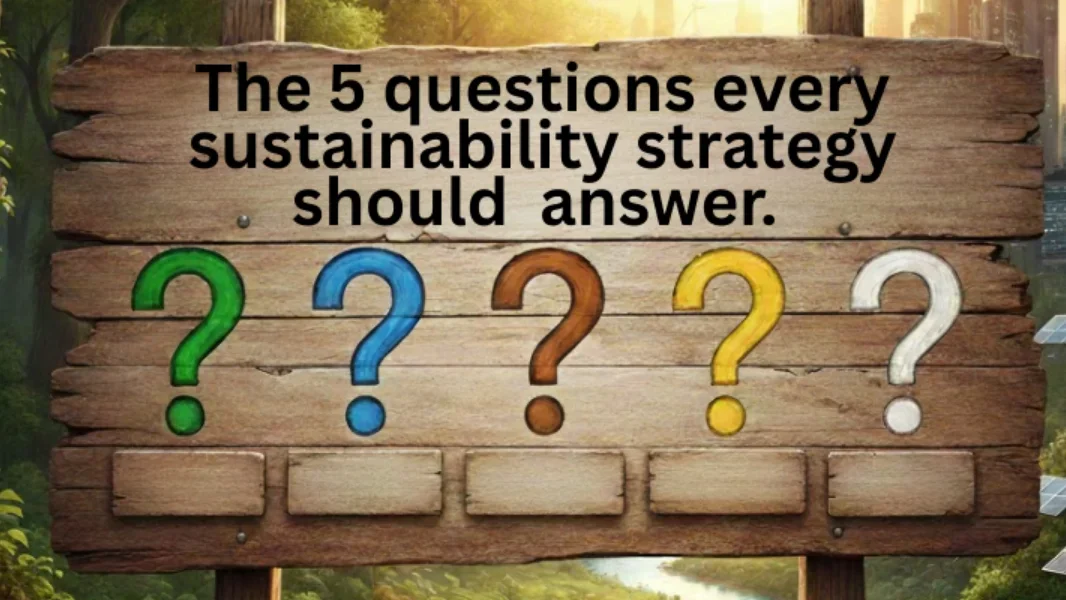 The 5 Questions Every Sustainability Strategy Should Answer